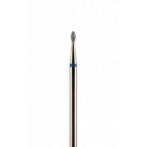 Фреза алмазная почковидная синяя средняя зернистость 1,6 мм (016) почка